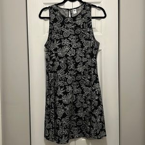 Black & White Floral Dress